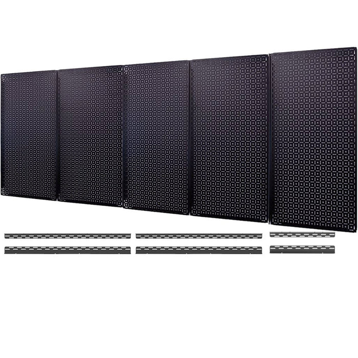 16" X 32" OmniPanel 5-Pack | CGS-KIT-32VP-5PK-BLK | 5 Black Pegboard Panels