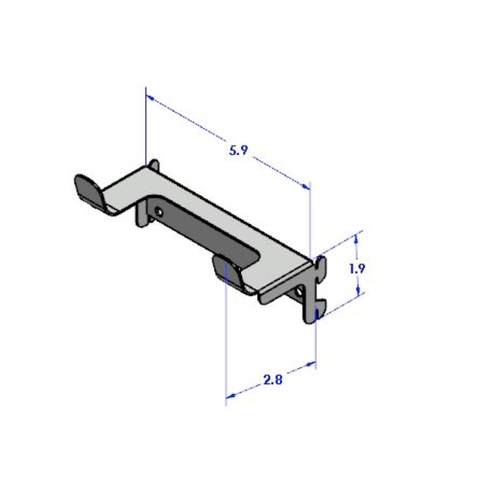 Dimensions of OmniWall Extra-Large Universal Tool Cradle | CGS-003-09-03
