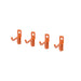 OmniWall Orange Short Wire Hooks (4 Pack) | CGS-003-24-01-ORG