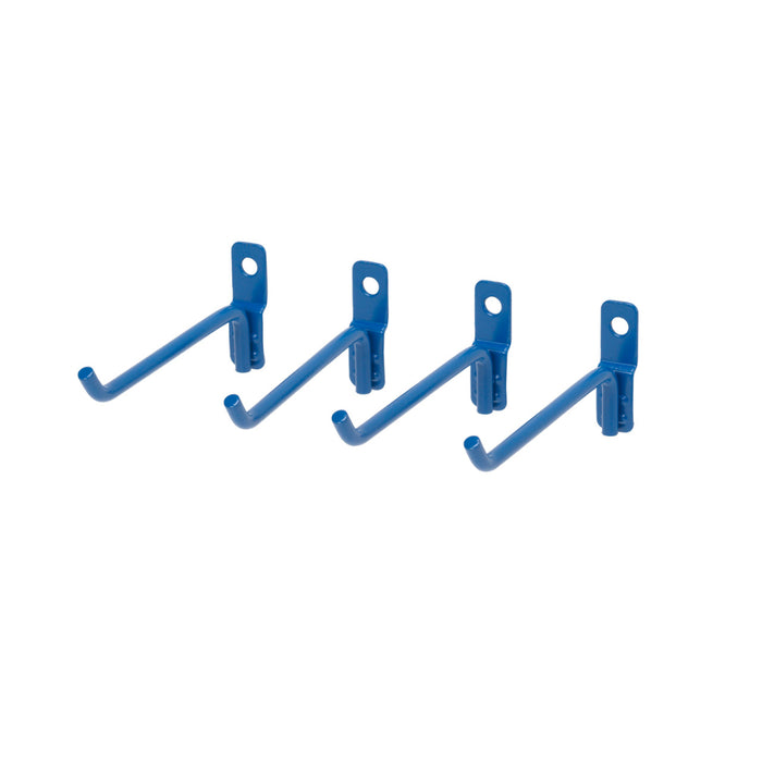 OmniWall Blue Medium Wire Hooks (4 Pack) | CGS-003-24-02-BLU