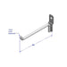Dimensions for OmniWall Medium Wire Hooks | CGS-003-24-02
