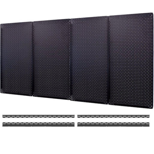 16" X 32" OmniPanel 4-Pack | CGS-KIT-32VP-4PK | 4 Black Pegborad Panels