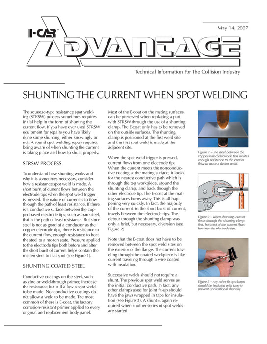 Shunting Pliers Brochure, I-Car Advantage