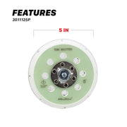 5 inch Pro Series Dual Action Backing Plate