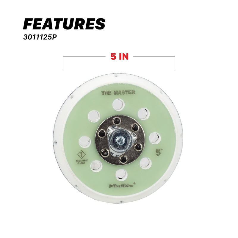 5 inch Pro Series Dual Action Backing Plate
