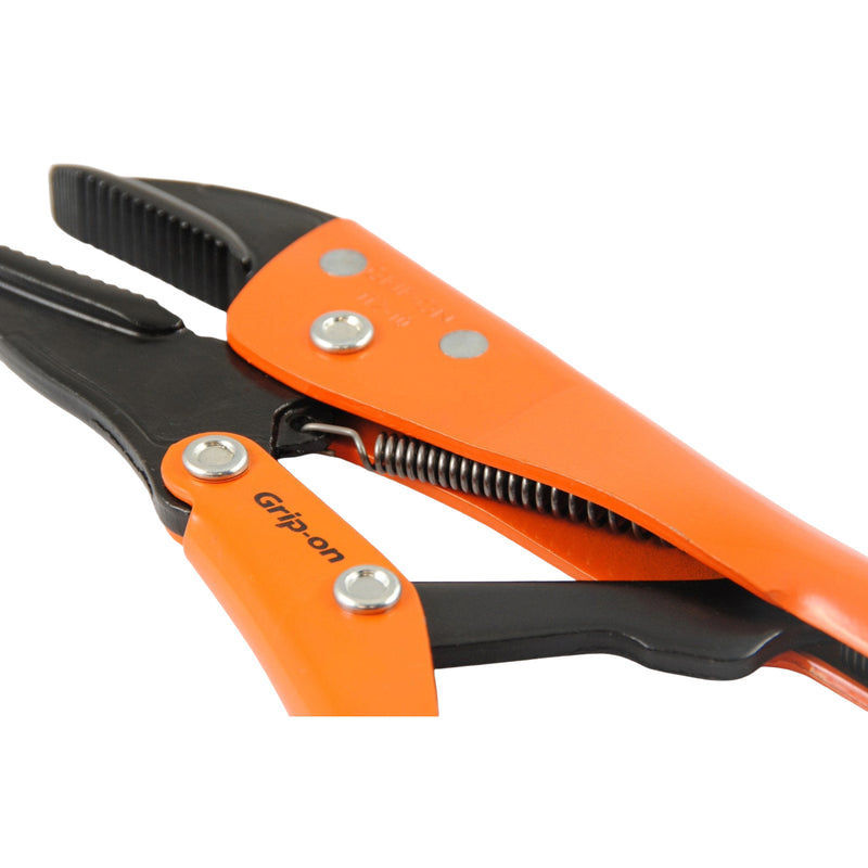 Grip-On Straight Jaw Locking Pliers | Gray Tools Professional