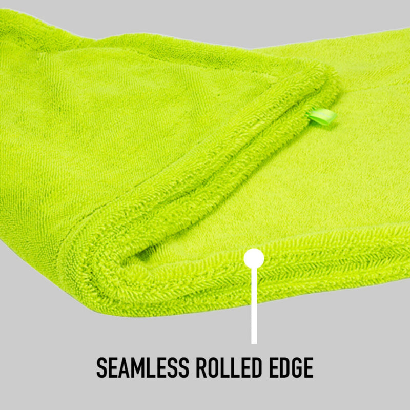 Serviette de séchage pour voiture | Serviette de séchage double boucle torsadée « The Tank » 1600 g/m²