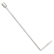 15" 90° Bend Rod with Ball Tip & 4" Flag