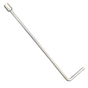 15" 90° Bend Rod with Screw Tip & 3" Flag