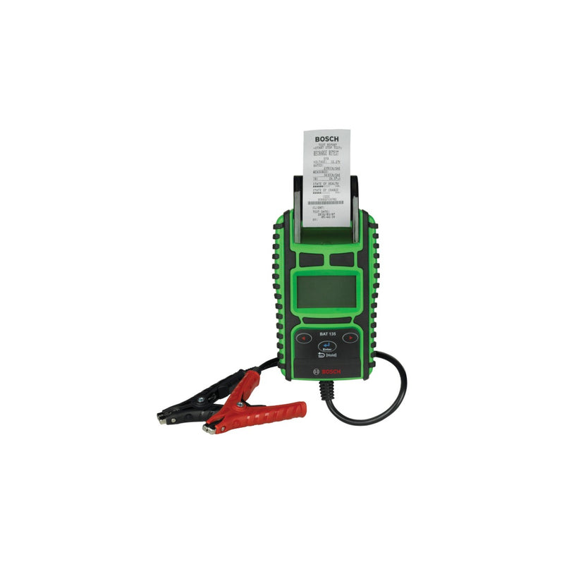 Bosch BAT 135 Battery Tester with Integrated Printer – Automotive Diagnostic Tool