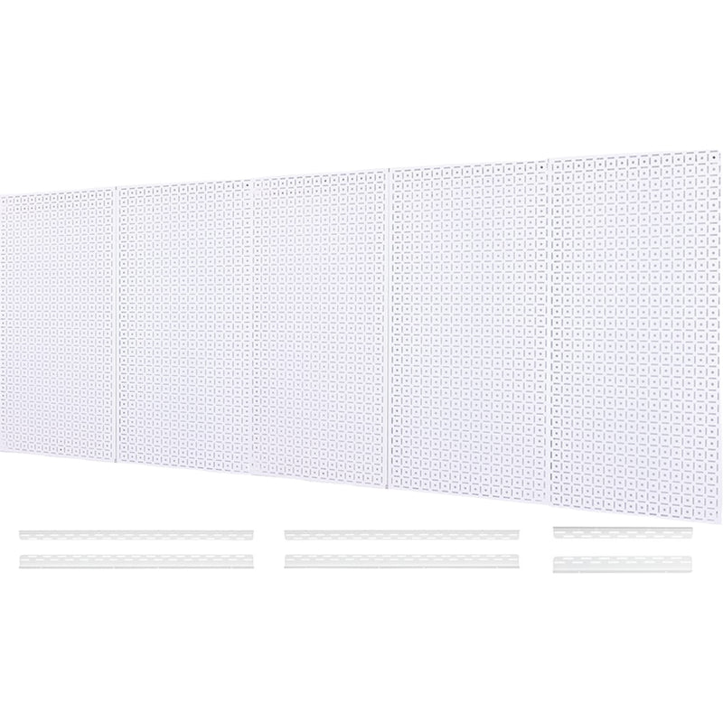 16" X 32" OmniPanel 5-Pack | CGS-KIT-32VP-5PK-BLK-WHT | 5 White Pegboard Panels
