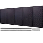 16" X 32" OmniPanel 5-Pack | CGS-KIT-32VP-5PK-BLK | 5 Black Pegboard Panels