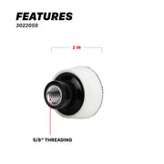 2 - 3 - 5 - 6 inch Rotary Polisher Backing Plate