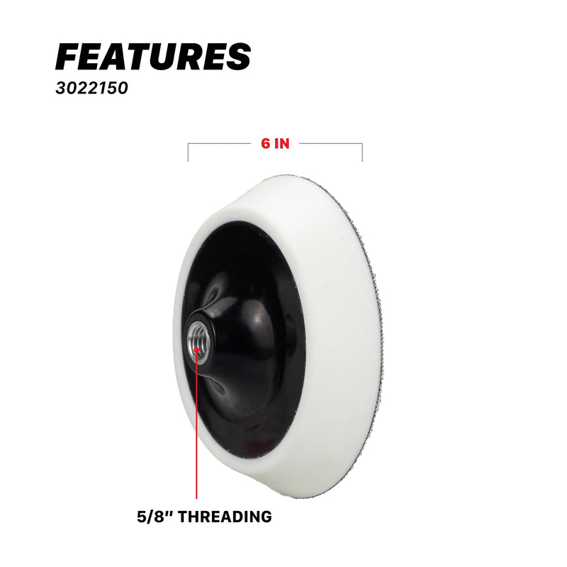 2 - 3 - 5 - 6 inch Rotary Polisher Backing Plate