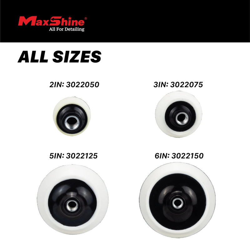 2 - 3 - 5 - 6 inch Rotary Polisher Backing Plate