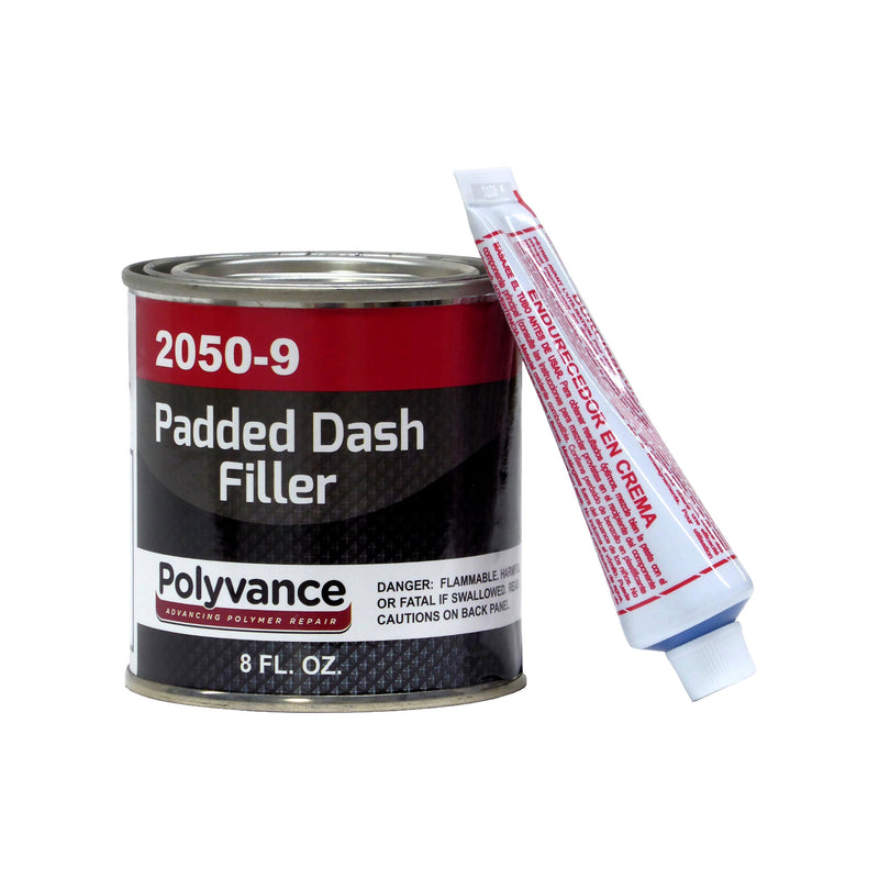 Polyvance Padded Dash Filler 2050-9 | Repair Cracked Dashboards 8 fl.oz