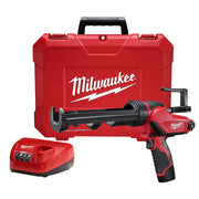 Milwaukee M12™ 20oz. Aluminum Barrel Sausage Style Caulk and Adhesive Gun Kit | 2442-21