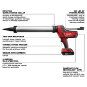 Milwaukee M18 Cordless 20 oz Caulk & Adhesive Gun Kit – Cordless Applicator Features | Titanium Tools and Equipment