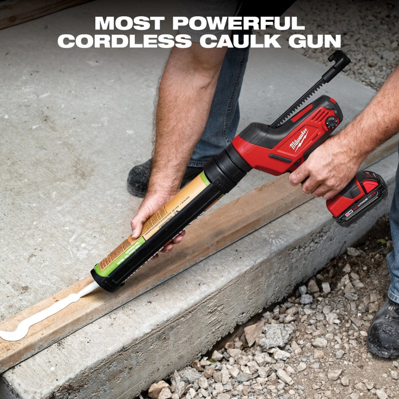 Milwaukee M18 Cordless 20 oz Caulk & Adhesive Gun Kit – Cordless Applicator | Titanium Tools and Equipment