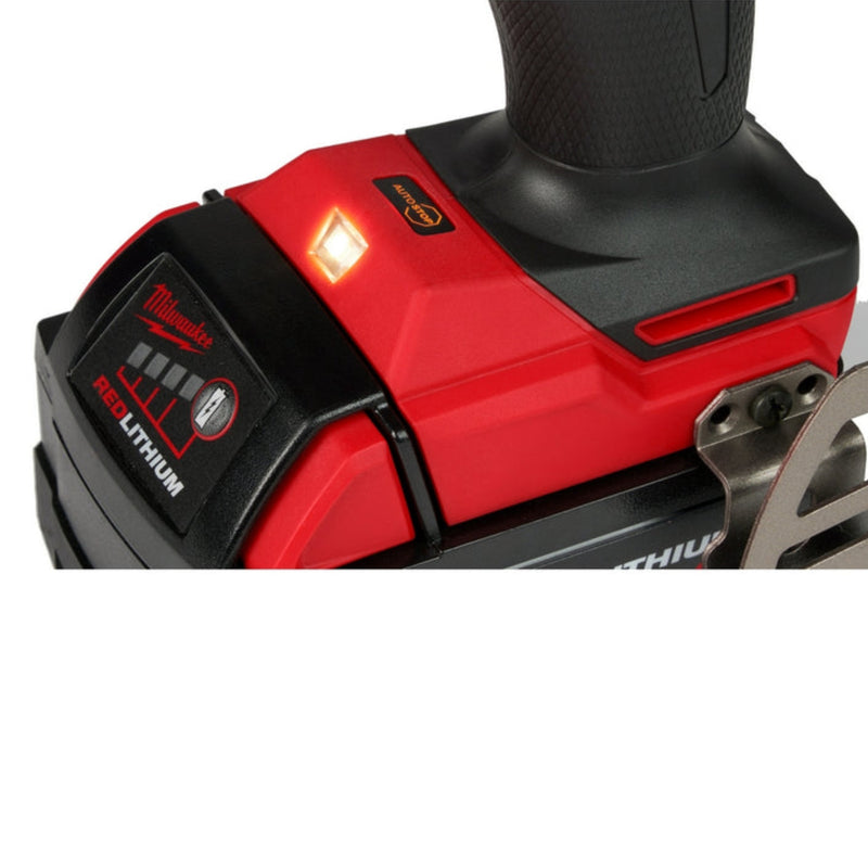Milwaukee M18 FUEL™ 1/2" Hammer Drill/Driver Kit - LED light for better visibility in low-light situations