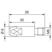 MIG Welding Contact Tips for Steel Ø 1.0mm Dimensions