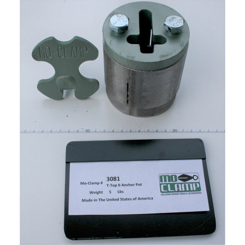 Mo-Clamp 3081 T-Top II Anchor Pot – 10-Ton Flush-Mount Floor Anchor