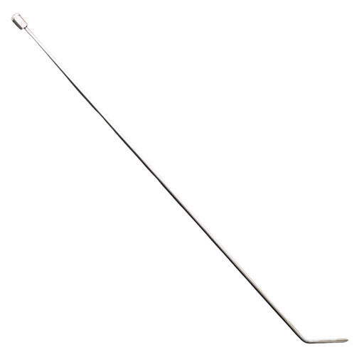 36" Shaved 45° Pointed Sharp Tip Rod with 4" Flag