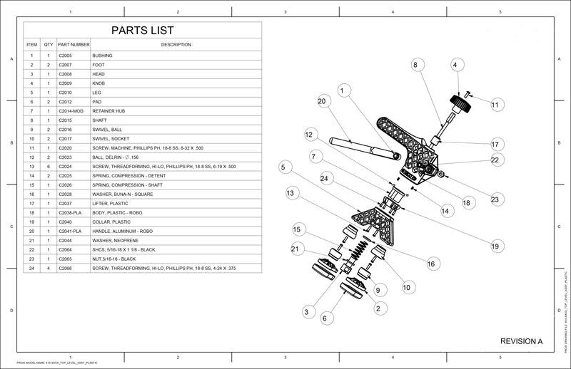 KECO Robo® Mini Dent Lifter | 410-8330 | KECO Canada | Parts List