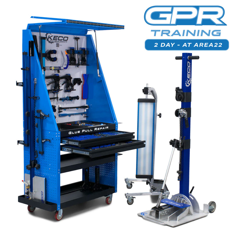 KECO Premium L2E Glue Pull Repair Kit with an Air Vacuum System. GPR TRAINING 2-DAY - AT AREA22 Training Centre