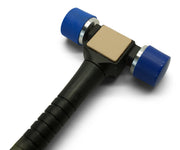 KECO Knockdown Hammer with Aluminum Head, Hard/Soft Tips - 8 Inch Plastic Handle | 410-8483-P8