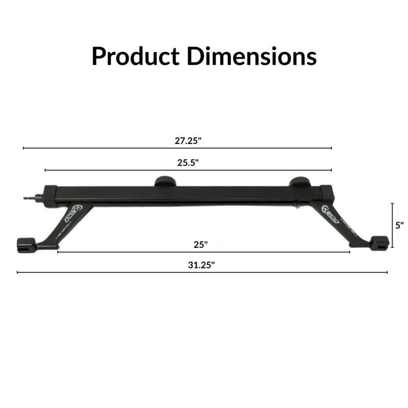 KECO K-Power Midrange (Gen 2) Lateral Tension Tool Dimensions | 26" Beam