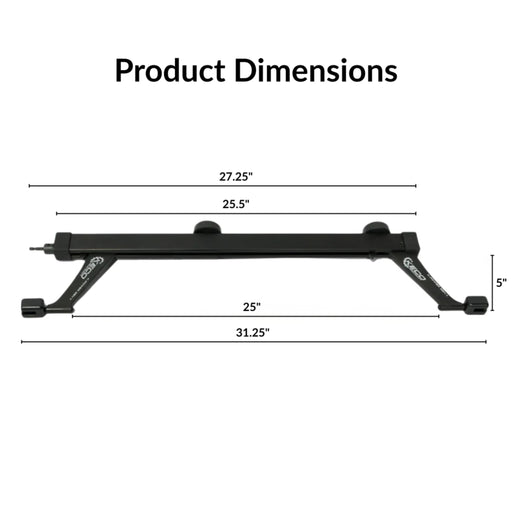 KECO K-Power Midrange (Gen 2) Lateral Tension Tool Dimensions | 26" Beam