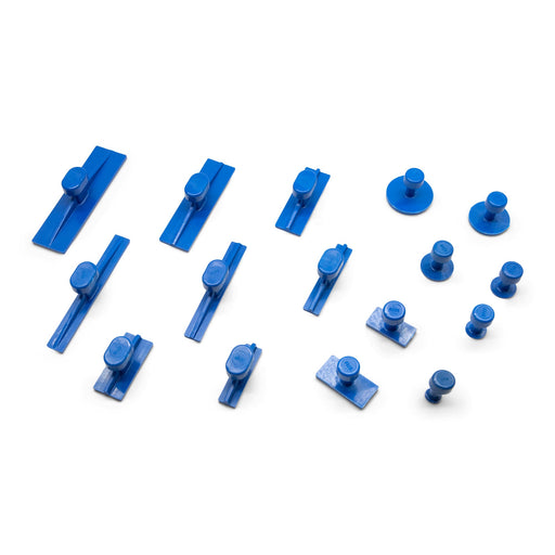 KECO Blue Glue Tabs Variety Pack | Smooth Face 16-Piece Assortment
