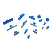 KECO Blue Glue Tabs Variety Pack | Smooth Face 16-Piece Assortment