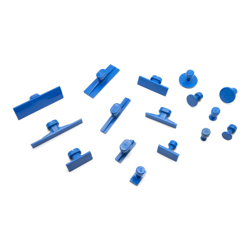 KECO Blue Glue Tabs Variety Pack | Smooth Face 16-Piece Assortment