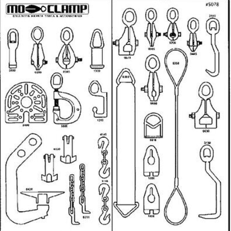 Mo-Clamp No. 10 Tool Board with Tools | 5078