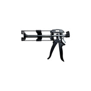Black caulking gun on a white background