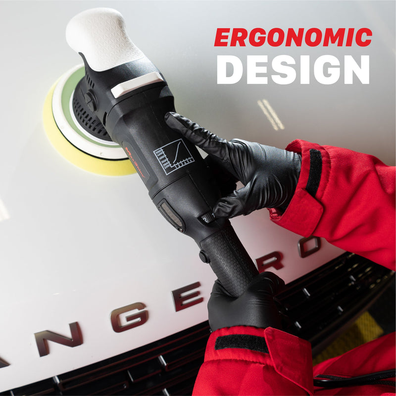 MaxShine M21 Pro Random Orbital Polisher Ergonomic Design