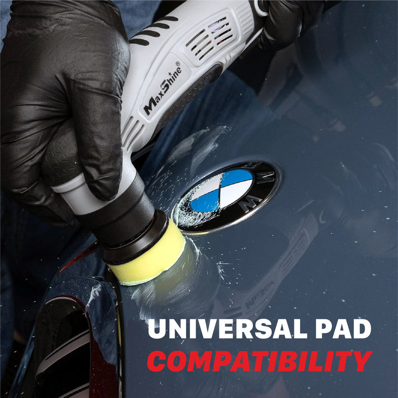 MaxShine Mini Cordless Dual Action Polisher M0312 V2 Universal Pad Compatibility
