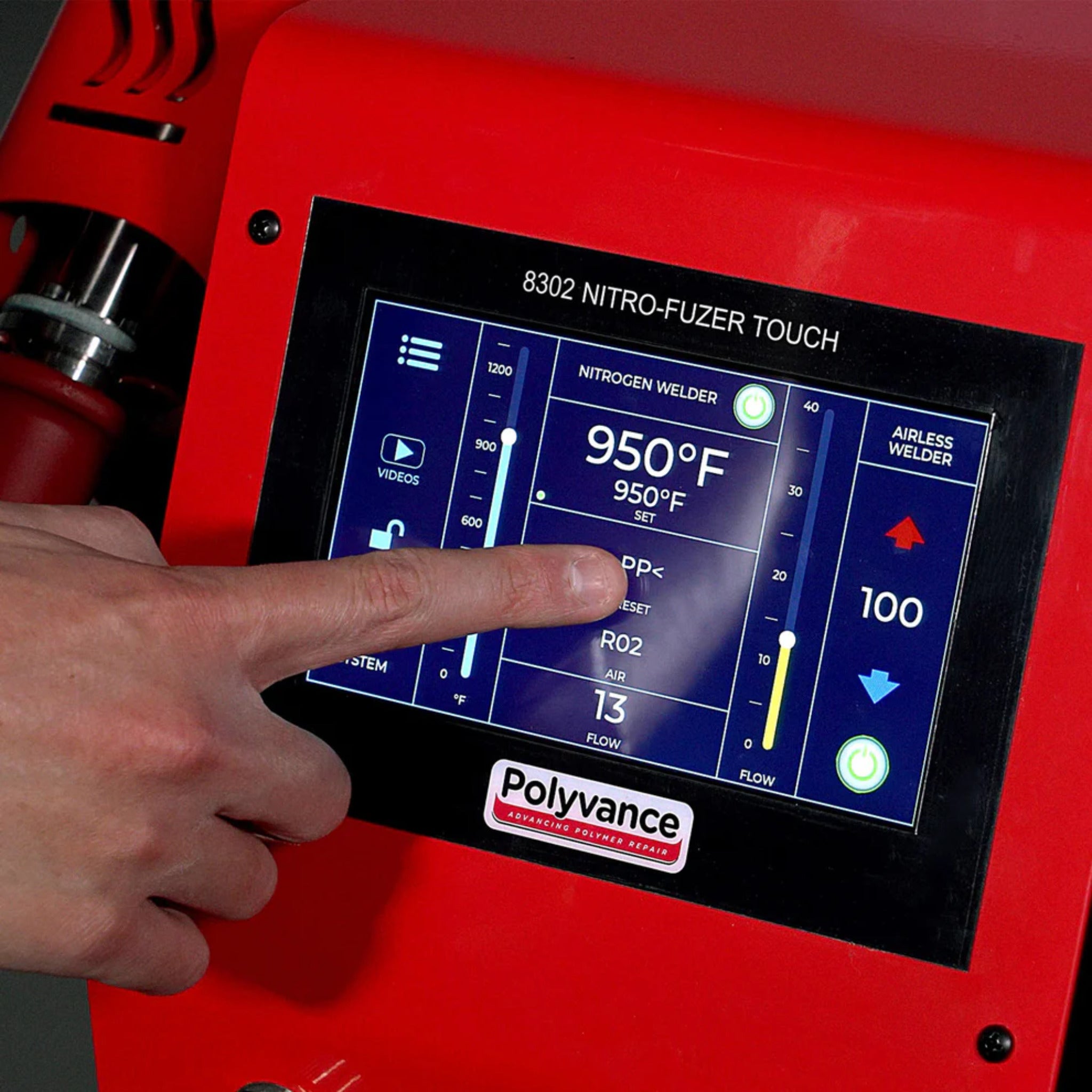 Polyvance Nitro‑Fuzer Touch Nitrogen Plastic Welder, Touchscreen, 8302 ...