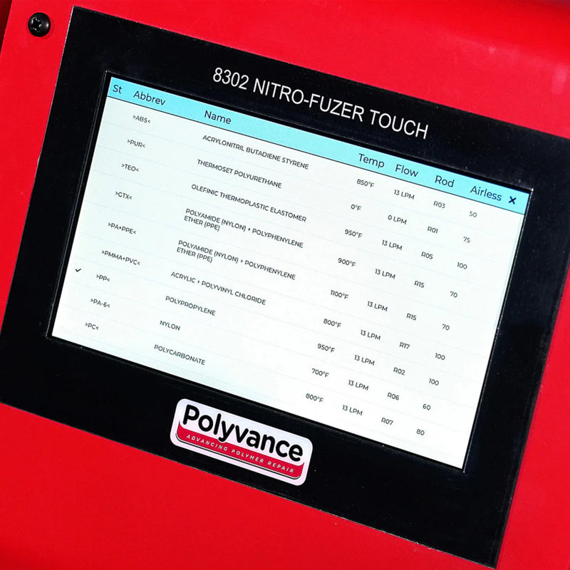 Nitro-Fuzer Touch Nitrogen Plastic Welder | 8302 | Touch Screen