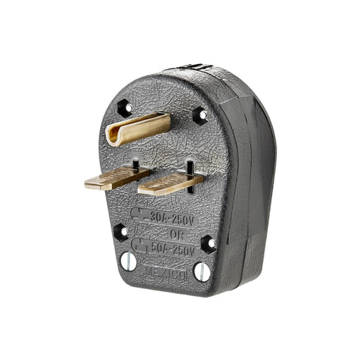 Leviton 931-E 30/50 Amp 250V Dual Power Angle Plug