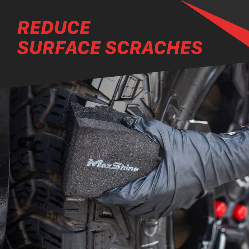 MaxShine Hydro-Tech Tire Gel Applicator | Detailing Sponge | Titanium Tools and Equipment
