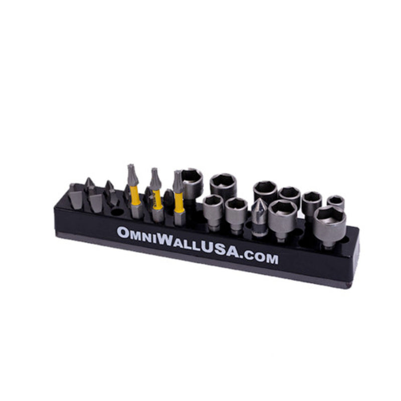 OmniWall Red Magnetic Hex Bit Organizer | CA390026RD | Black