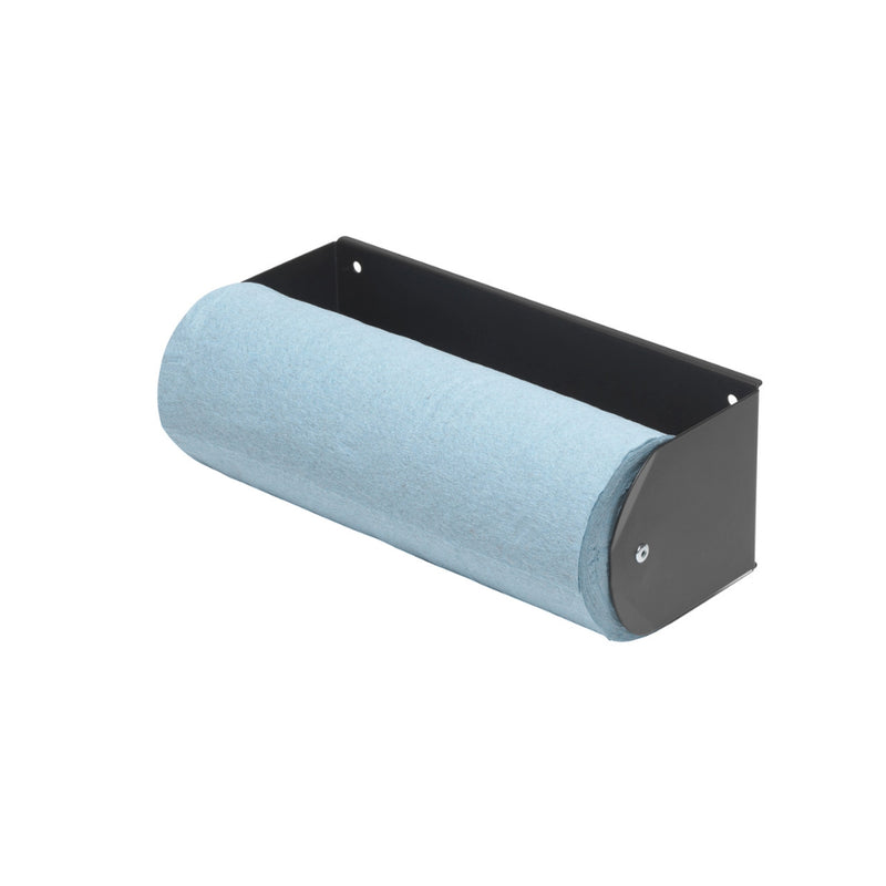 OminWall Black Magnetic Paper Towel Holder | CGS-003-04-BLK | Pegboard Paper Towel Holder