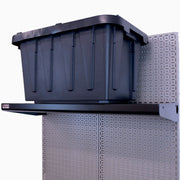 OmniWall Top Shelf 12" x 32" | CGS-003-05-12-BLK | Black | Omniwall Canada