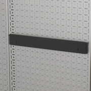 OmniWall Black Belt Clip Organizer on Pegboard