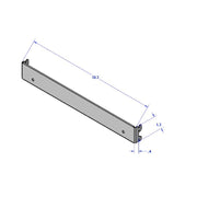 Dimensions for OmniWall Belt Clip Organizer | Pegboard Organizer