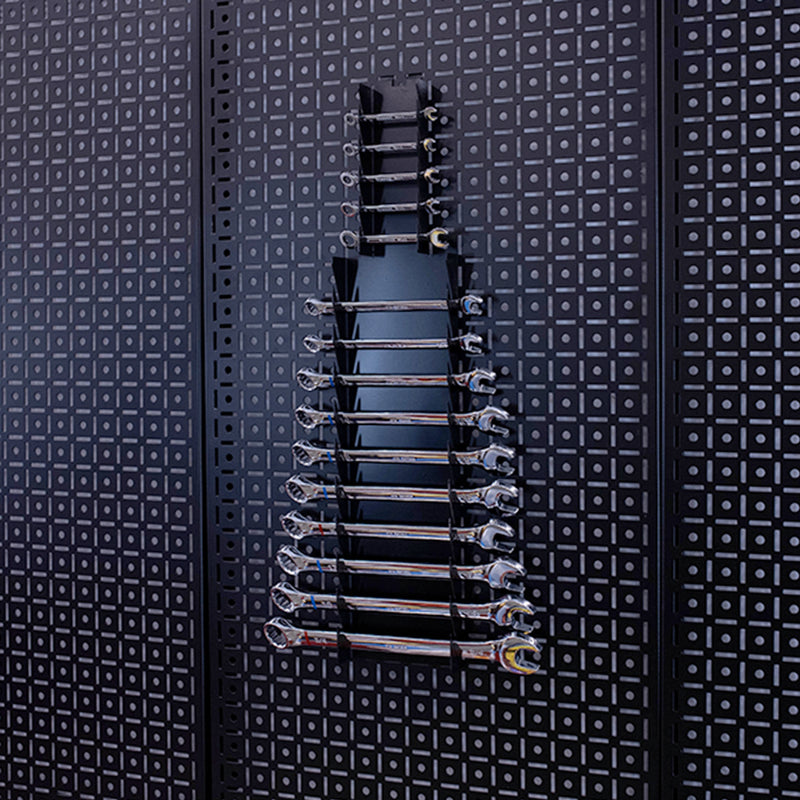 Black OmniWall Vertical Wrench Holder | CGS-003-10-03-BLK