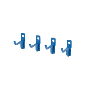 OmniWall Blue Short Wire Hooks (4 Pack) | CGS-003-24-01-BLU
